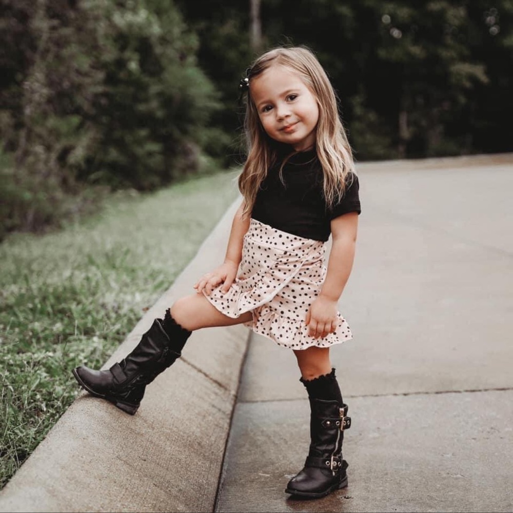 Polkadot skirt